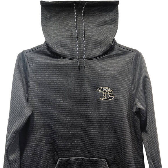 Under Armour Women Gray-Striped Long-Sleeve High-Neck Seahawks Pullover Sz L NWT - Picture 13 of 15